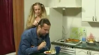 Daddys Little Princess: An Intimate Kitchen Encounter