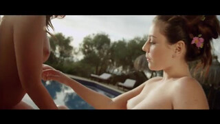 Sisters Poolside Passion: Forbidden Incestuous Love