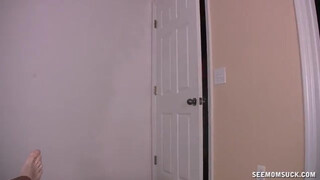 Mamas Special Dessert - Sons Cum On Her Tongue