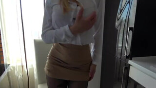 Porno incest with his sister in the crawl position