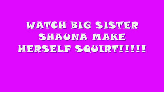 Sultry Sisters Sexy Solo: Older Sister Teases and Pleases in Front of Her Brother