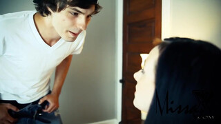 Moms Little Helper: Teaching her Daughter the Art of Jerking Off Daddys Dick