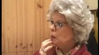 Forbidden Love: Granny and Grandson Share an Intimate Moment