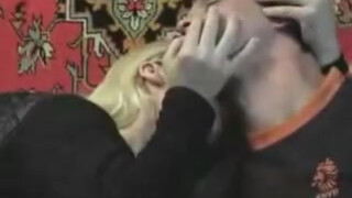 Russian Sons Forbidden Desire: Licking His Mothers Pussy