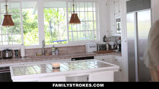 Forbidden Love: Stepson Takes Advantage of His Fathers Absence and Fulfills His Desires with His Mom