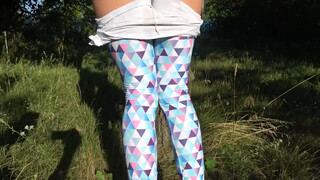 In the woods her sister seduced her brother to fuck her hard