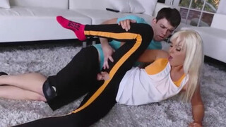 Moms Floor Fling: When Stepson Lust Takes Over