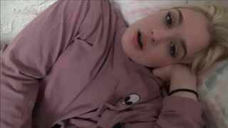 Younger sister jerking off her brothers dick in between fucking