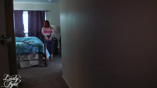 Fitness Frenzy: Mother and Sons Intense Workout Pecks.