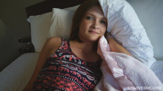 Brother Wakes Sister for a Morning Treat