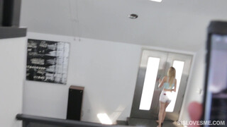 Brother Distracts His Sister with a Sensual Blowjob to Prevent Masturbation