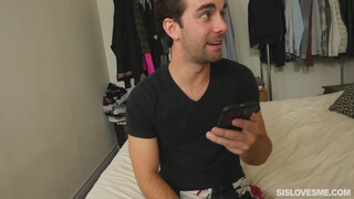 Siss Bouncing Ride: Brothers Cock Cant Handle It