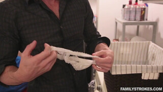 Daddys Little Slut: Daughter Pleasuring Her Daddys Pink Cock with Her Mouth.