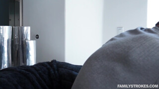 Stepdad shoved his hardened penis into his stepdaughter's pussy