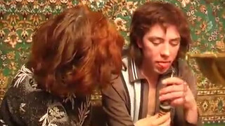 Smoking Hot: Russian Mom Puffs Sons Cock