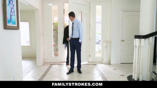 Moms Grilling Time: Sons Hands-on Approach