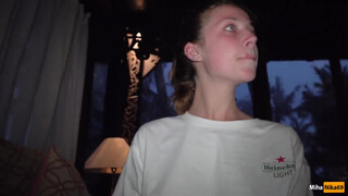 Moscow Siblings Naughty Secret: Sister Sucks Brothers Dick on the Ride Home