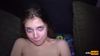 Sister Angelicas Forbidden Pleasure: Licking and Fucking Brothers Cock