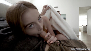 Sister Unaware as Bitch Seduces Stepbrother in Forbidden Taboo Act