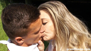 No Regrets: 55-Year-Old Mom Sucks Son on Street.