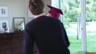 Eighteen-Year-Old Sister Spreads Her Legs: Graduation Day Taboo