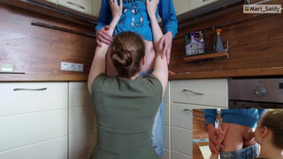 Moms Ass Spanks Son in Taboo Incest Tryst.