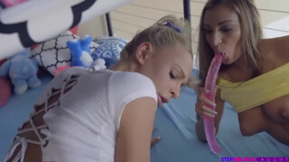 Twincest Surprise: Lucky Brother Scores Double with Sister and Bestie