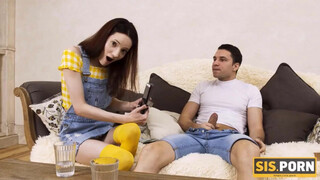 You give me a blow job, and Ill give you money - The half-brother suggested the game.