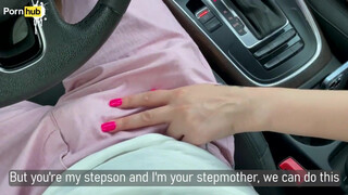 A Sons Love: Russian Mom Fucked in an Emotional Car Ride